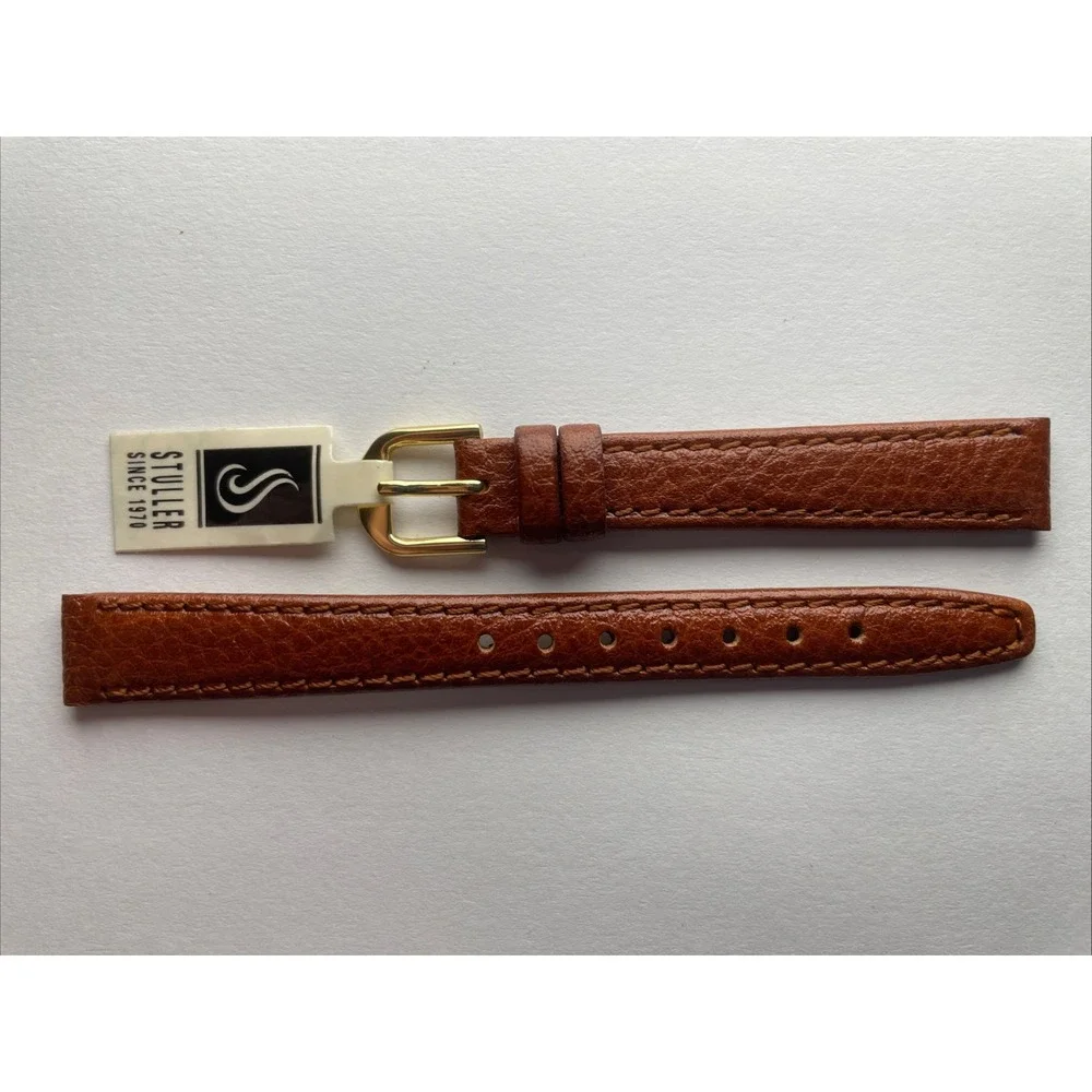 Stuller 12mm Tan Textured Calf Watch Band